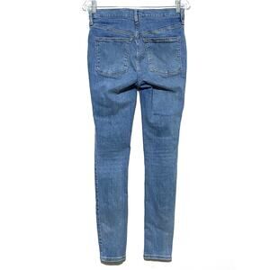 Free People Skinny Stretch Denim Jeans 27 R Medium Wash Normcore Casual Neutral